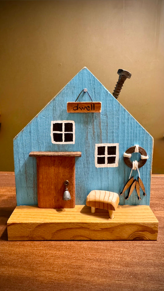 Psalm 91: Blue Handcrafted Tiny Home