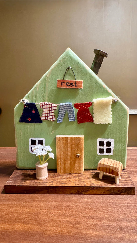 Psalm 91: Green Handcrafted Tiny Home